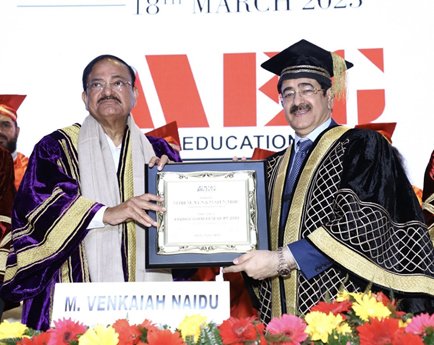 M Venkaiah Naidu Blessed Students of Asian Education Group