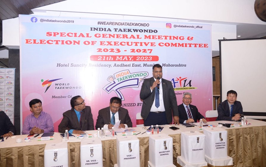 Shirgaonkar elected unopposed as India Taekwondo Chief