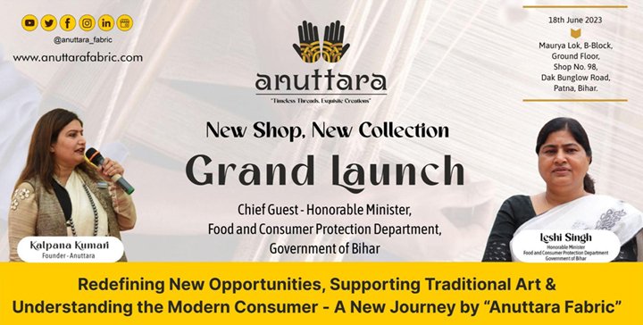 Redefining New Opportunities, Supporting Traditional Art, and Understanding the Modern Consumer – A New Journey by Anuttara Fabric!