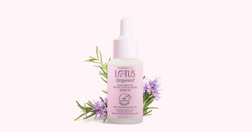 Lotus Organics + introduces its Hair Growth Active- Concentrate Serum